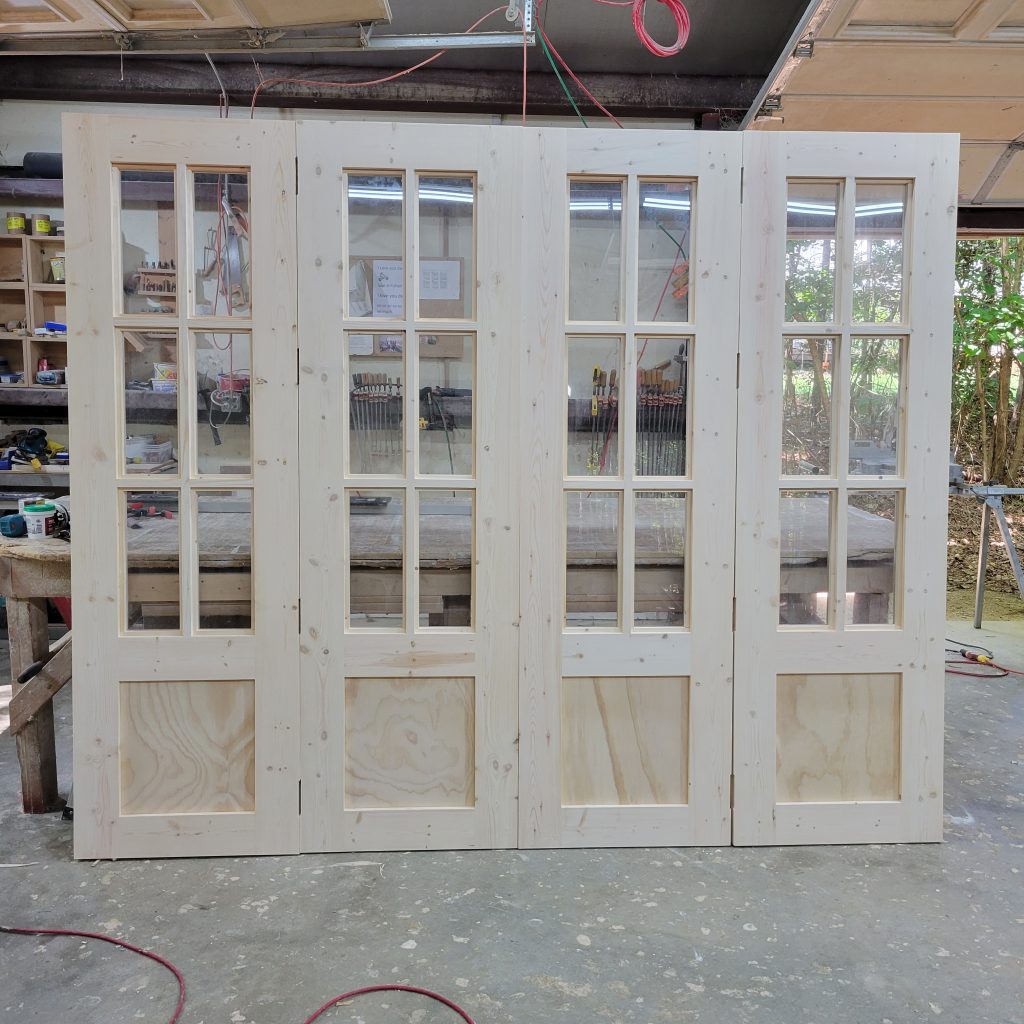 10x8 Spruce Bifold Door